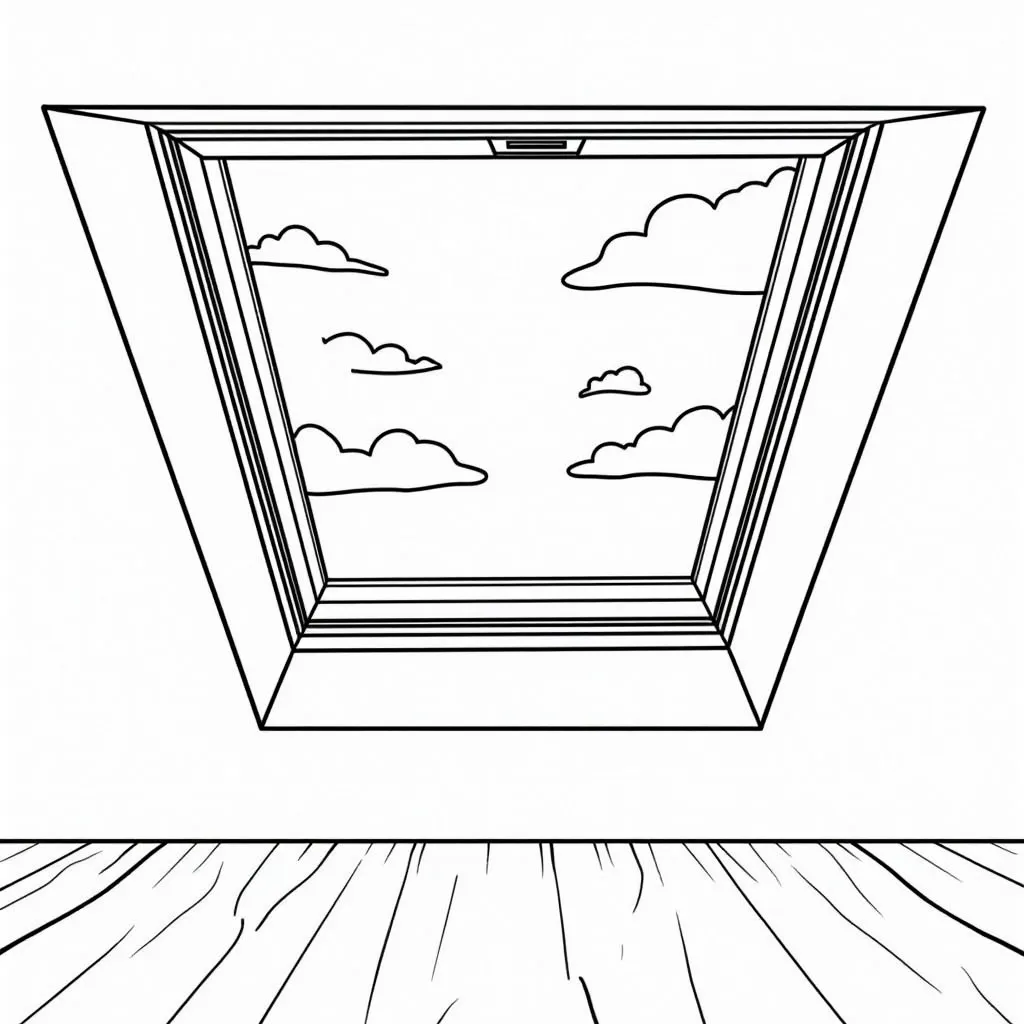 skylight coloring pages