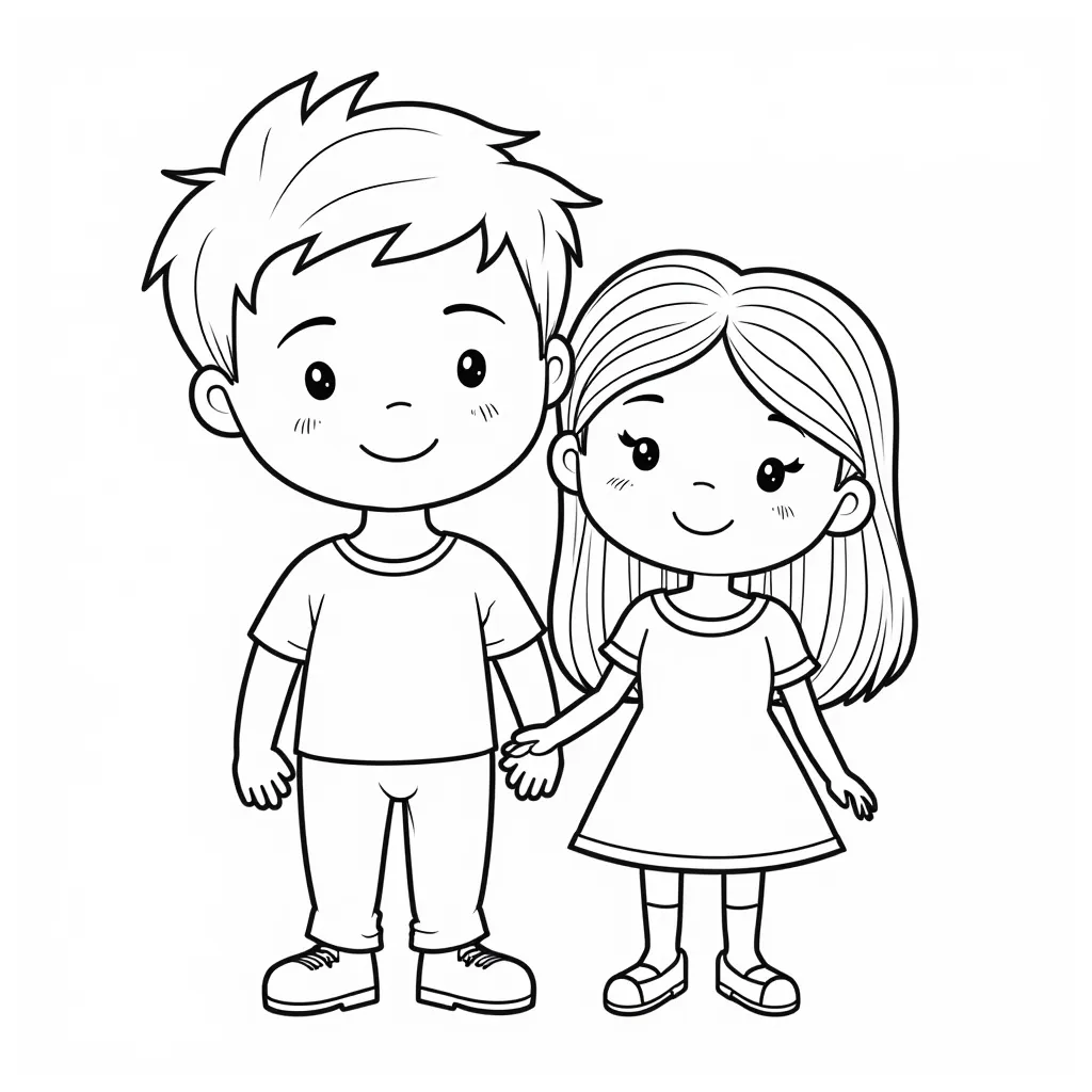 柴米夫妻 Páginas para Colorear