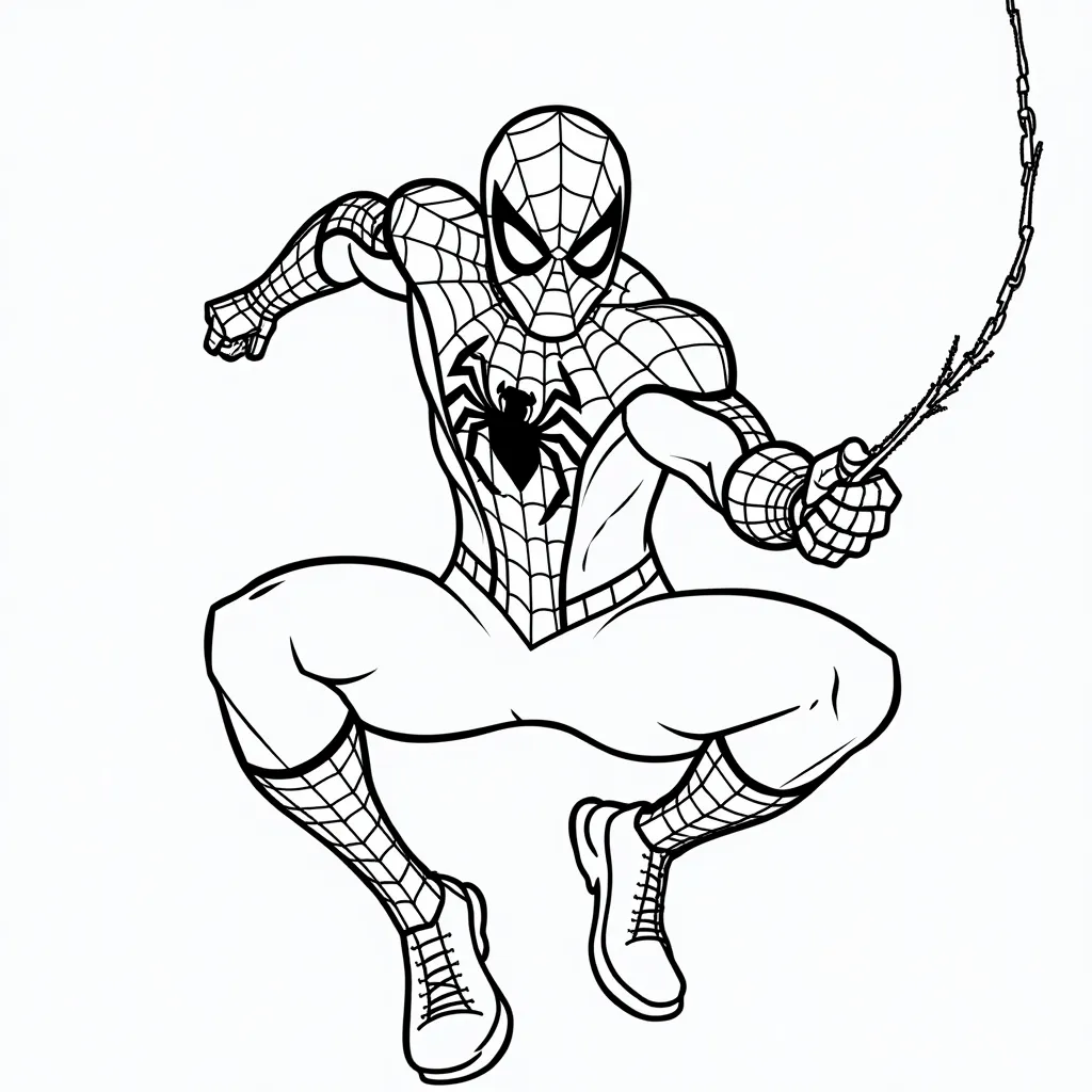 spider man coloring pages