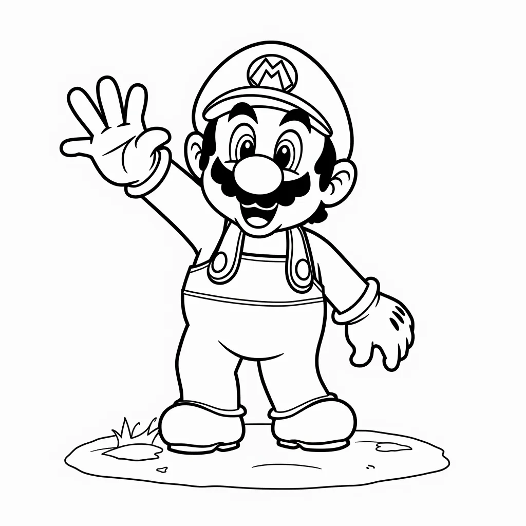 Mario coloring pages