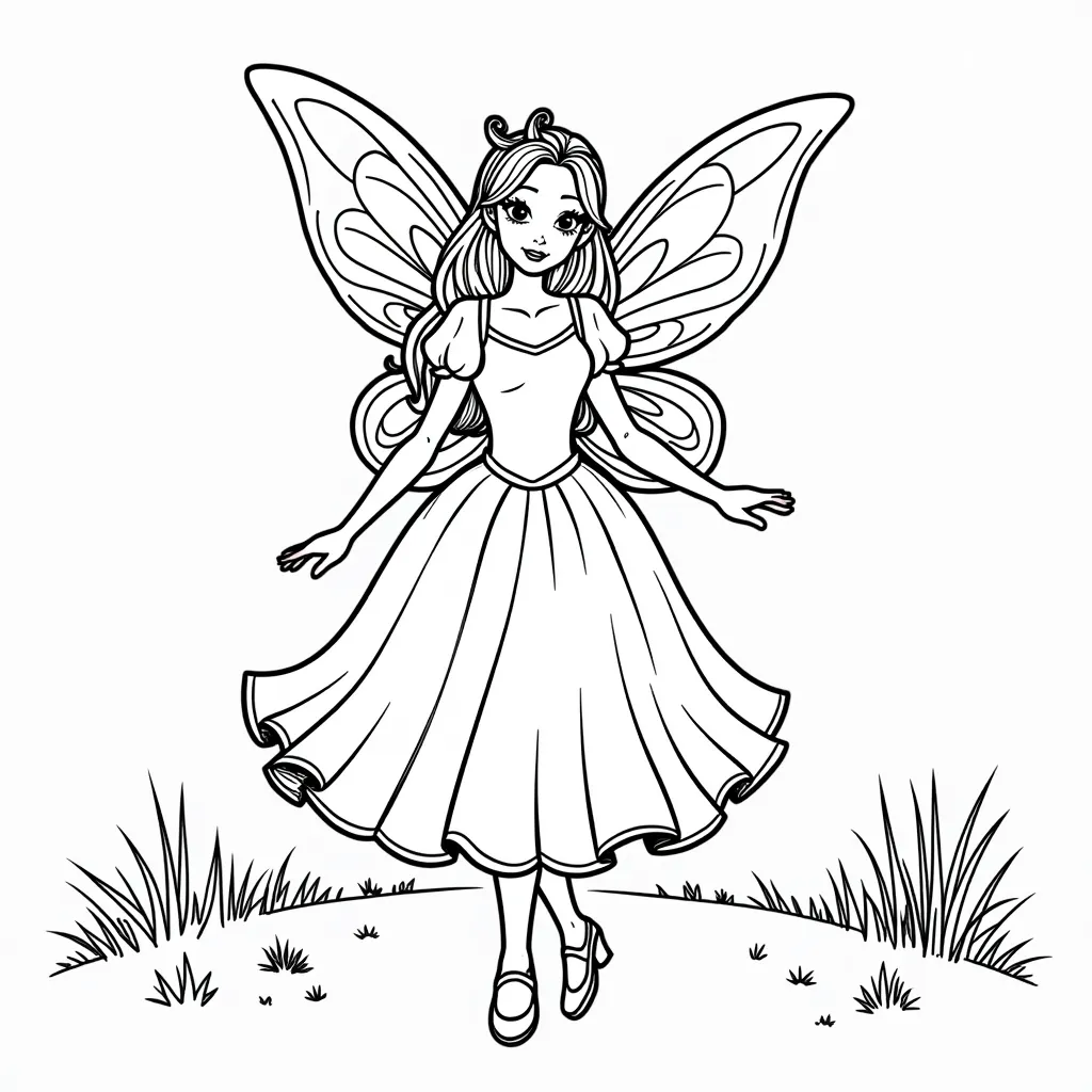 Fairy tale coloring pages