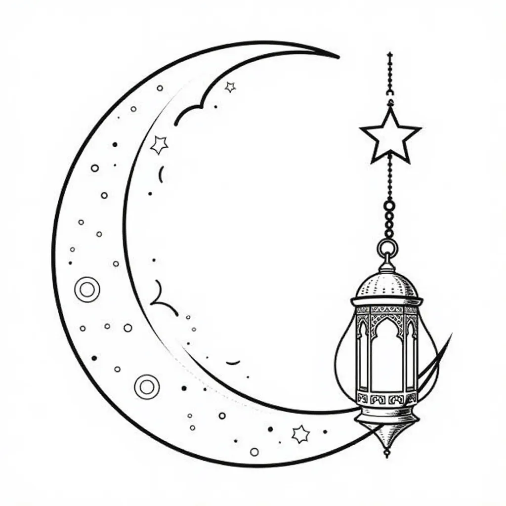 ramadan Páginas para Colorear