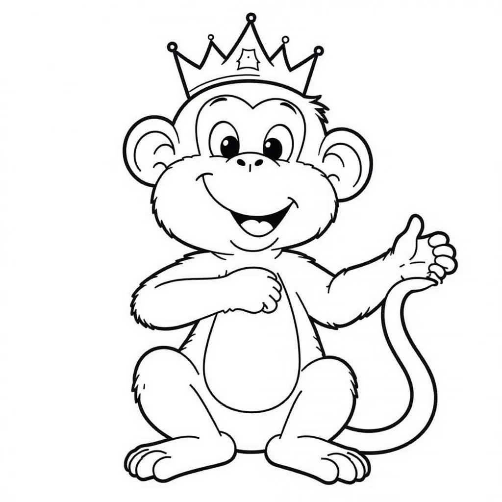 monkey king صفحات التلوين