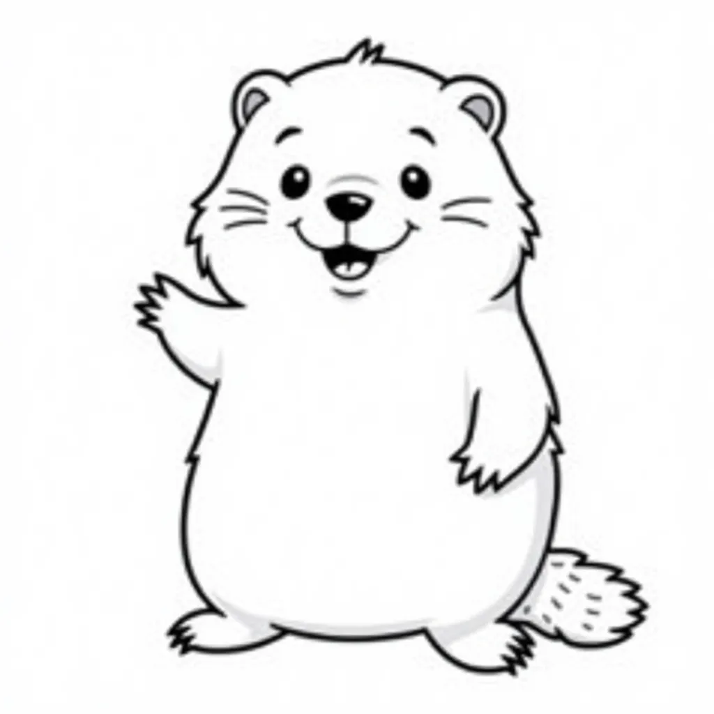 Groundhogappa ai agent logo professionally coloring pages