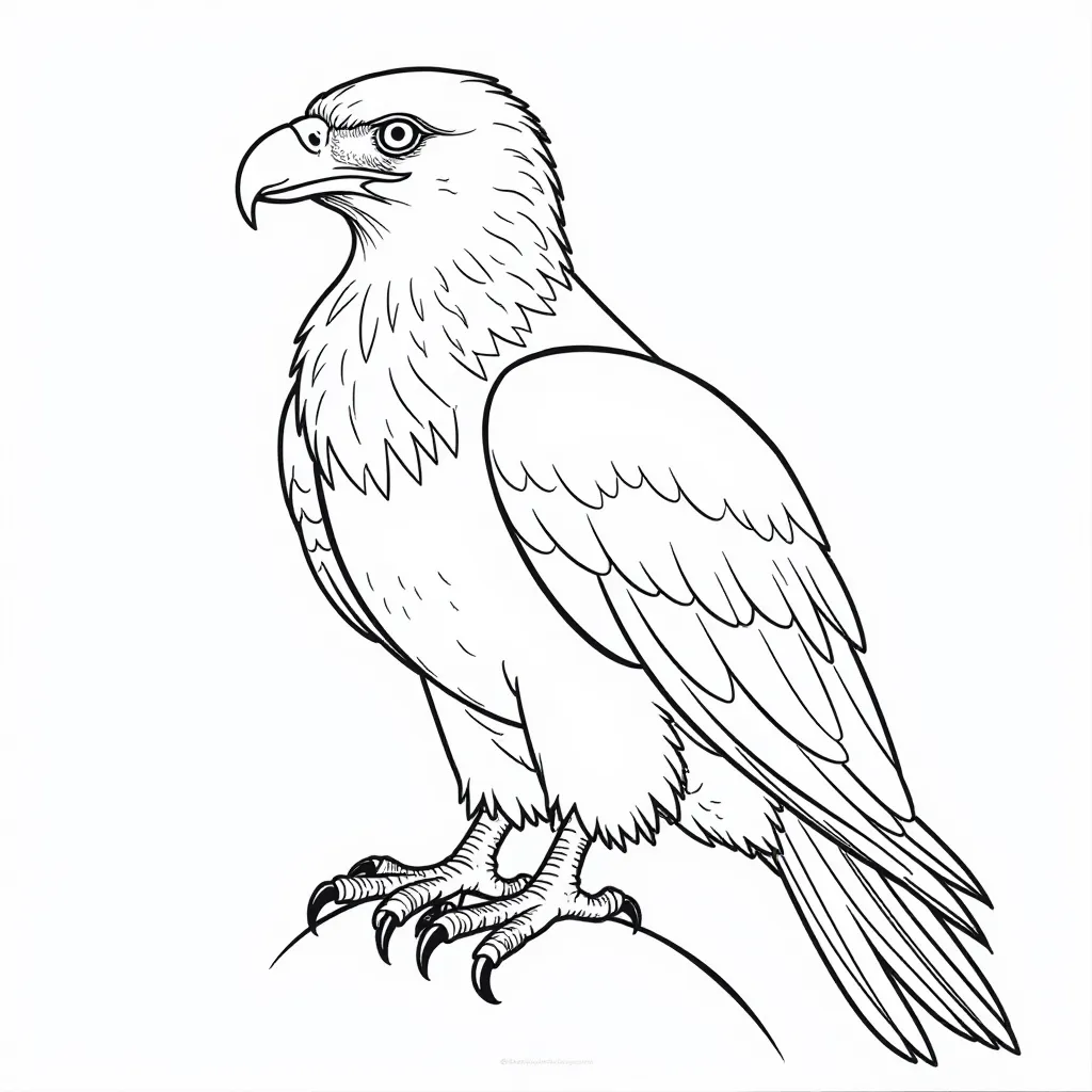 النسر طائر كبير وقوي