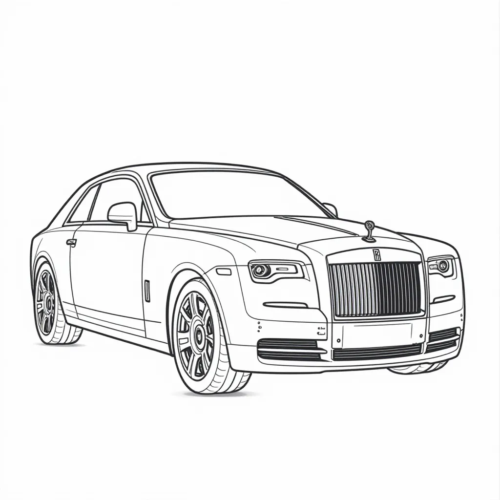 rolls royce Boat Tail  صفحات التلوين