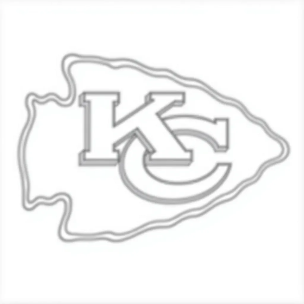 Chiefs Logo صفحات التلوين
