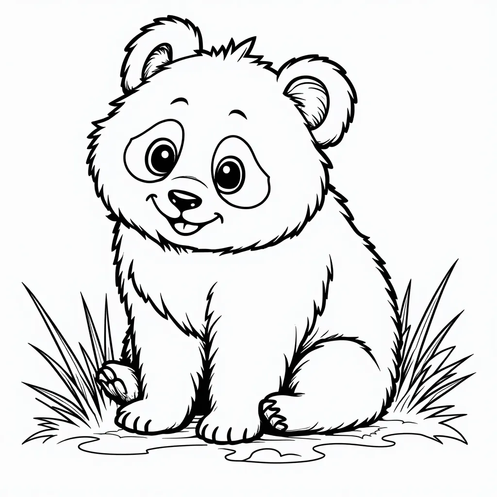 panda coloring pages