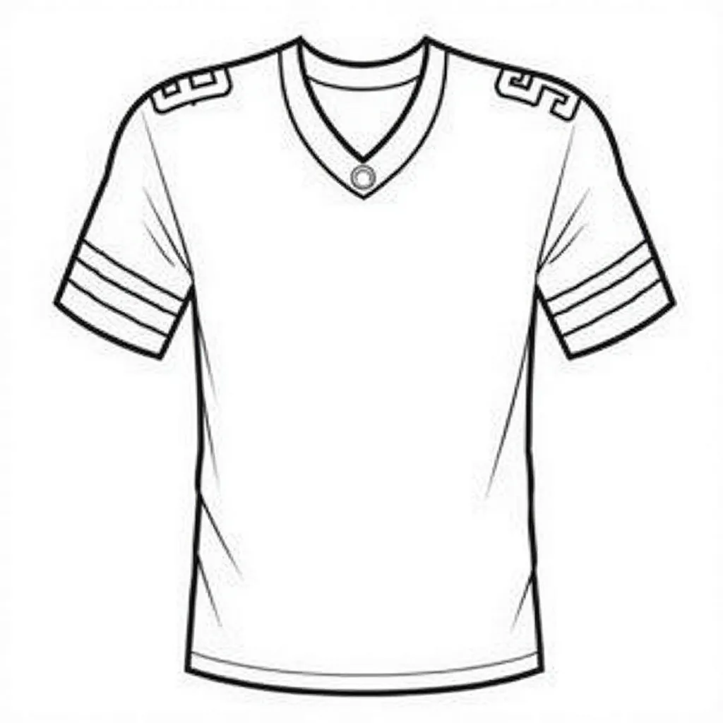 Chiefs Jersey HD صفحات التلوين