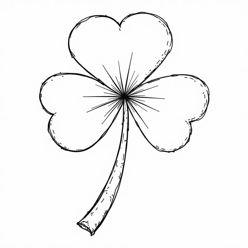 Single Shamrock صفحات التلوين