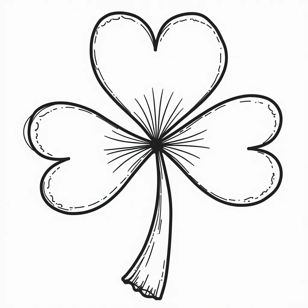 Shamrock Pattern HD صفحات التلوين