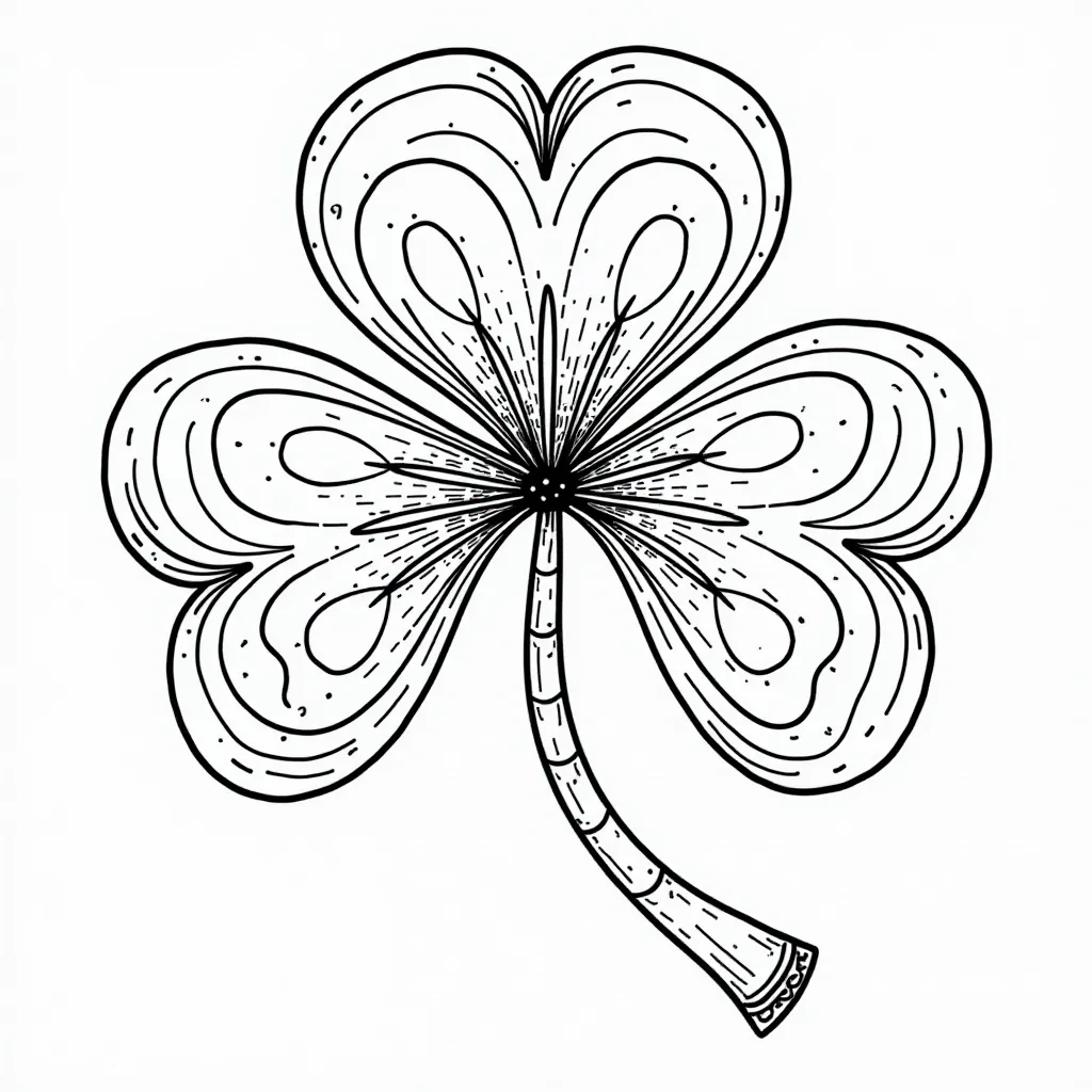 Shamrock Mandala HD صفحات التلوين