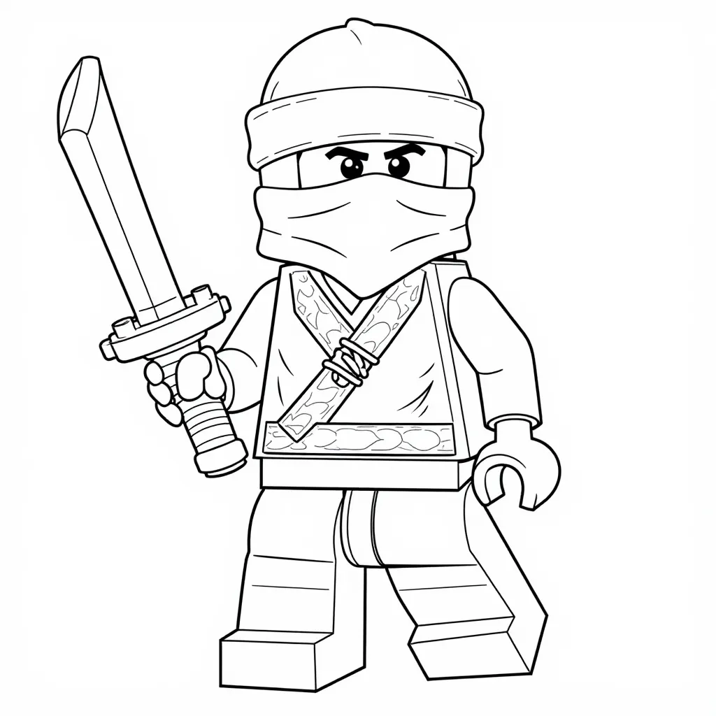 Ninjago Kai صفحات التلوين