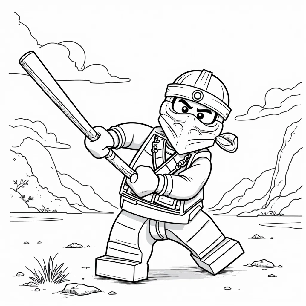 Ninjago Training صفحات التلوين