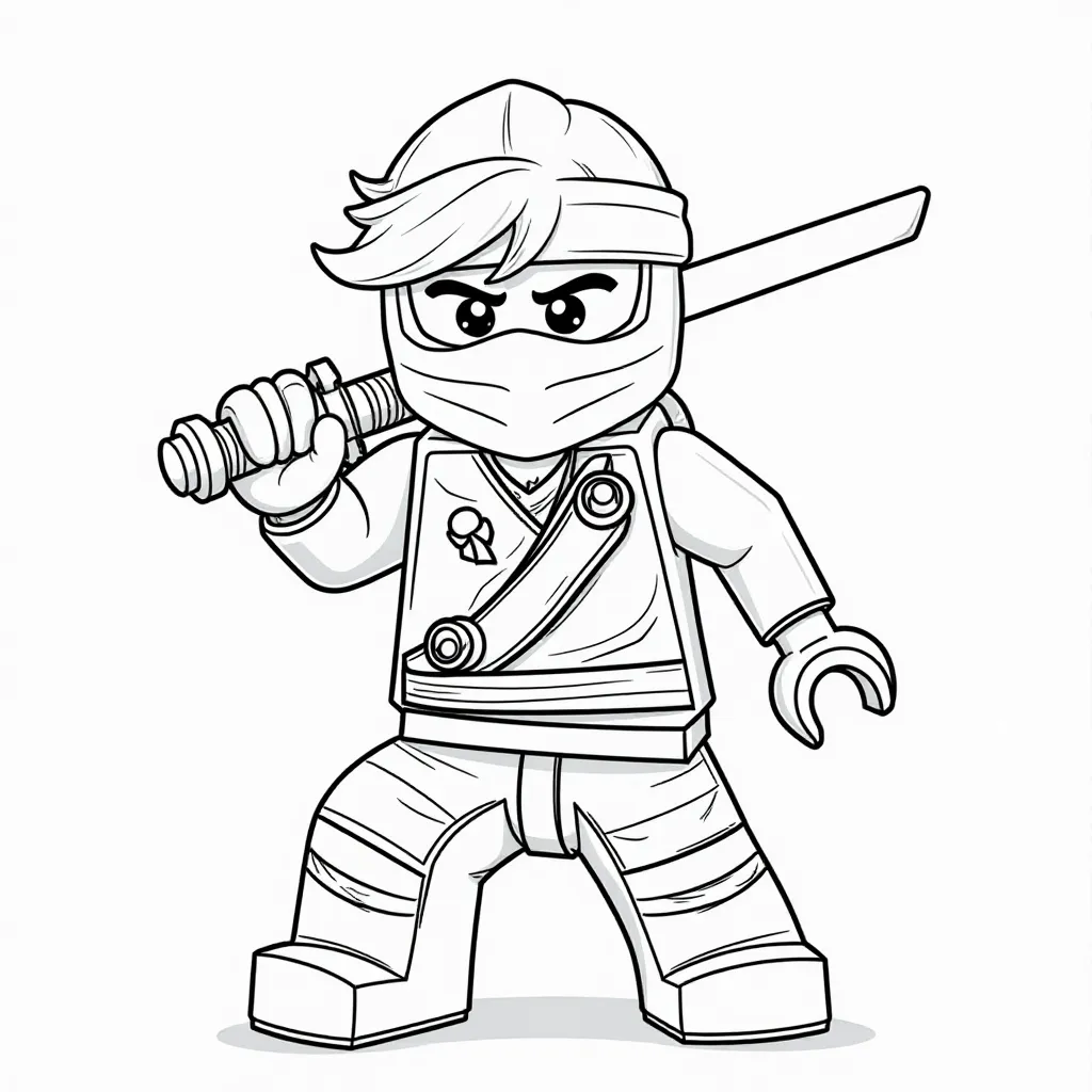 Ninjago Nya صفحات التلوين