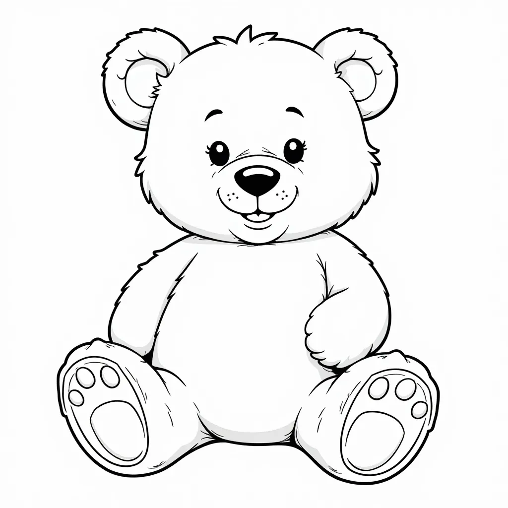 Cozy Teddy Bear Crime صفحات التلوين