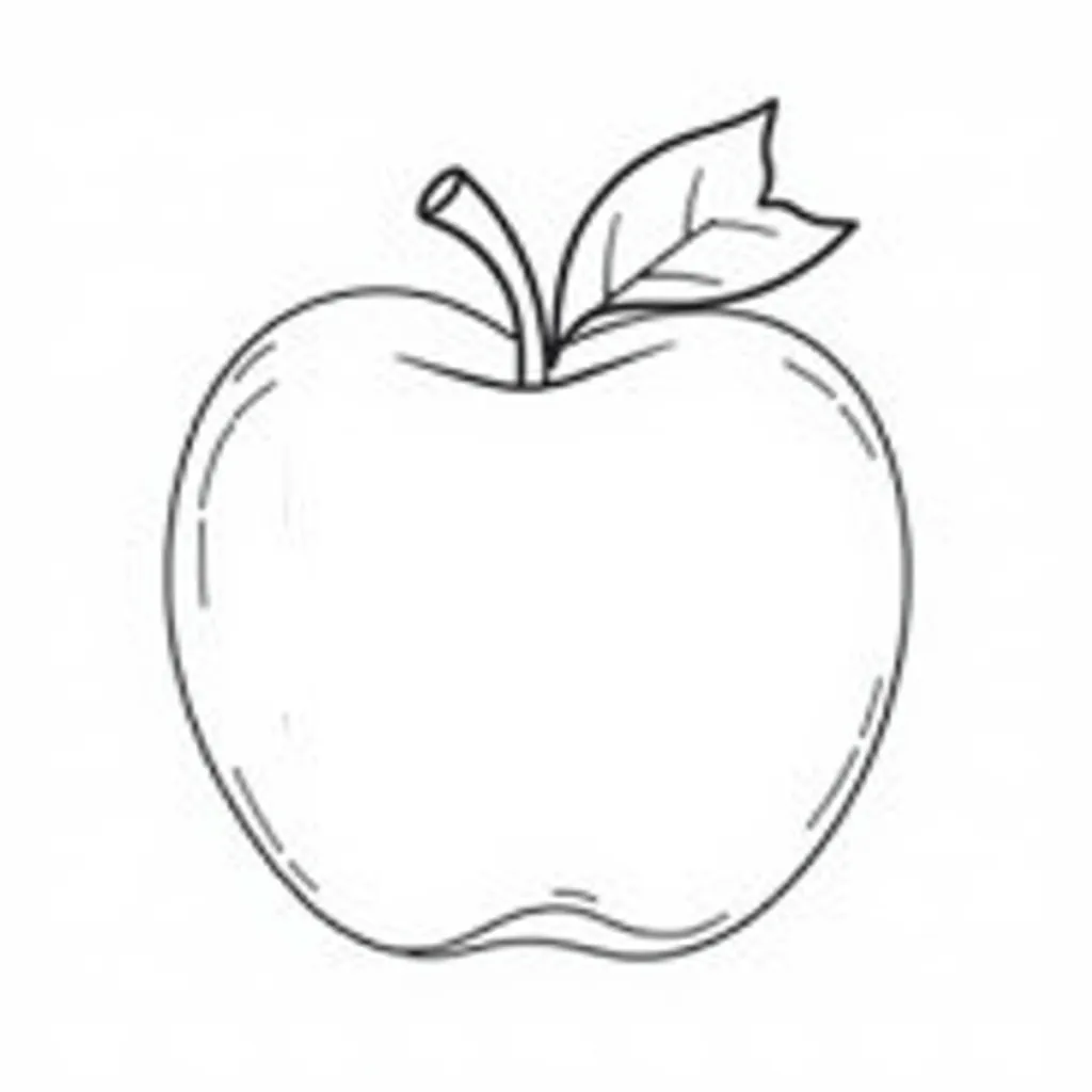 apple coloring pages