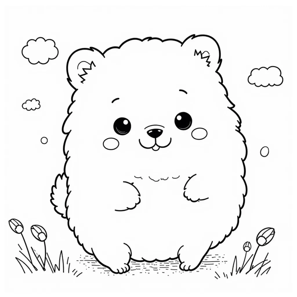 PomPomPurin celebrating HD صفحات التلوين