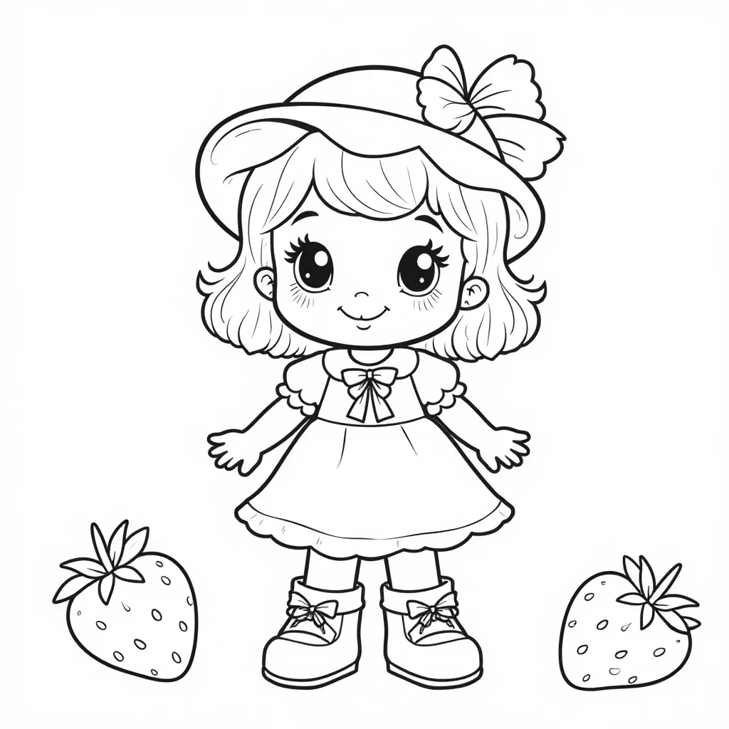 Strawberry Shortcake adventure HD صفحات التلوين