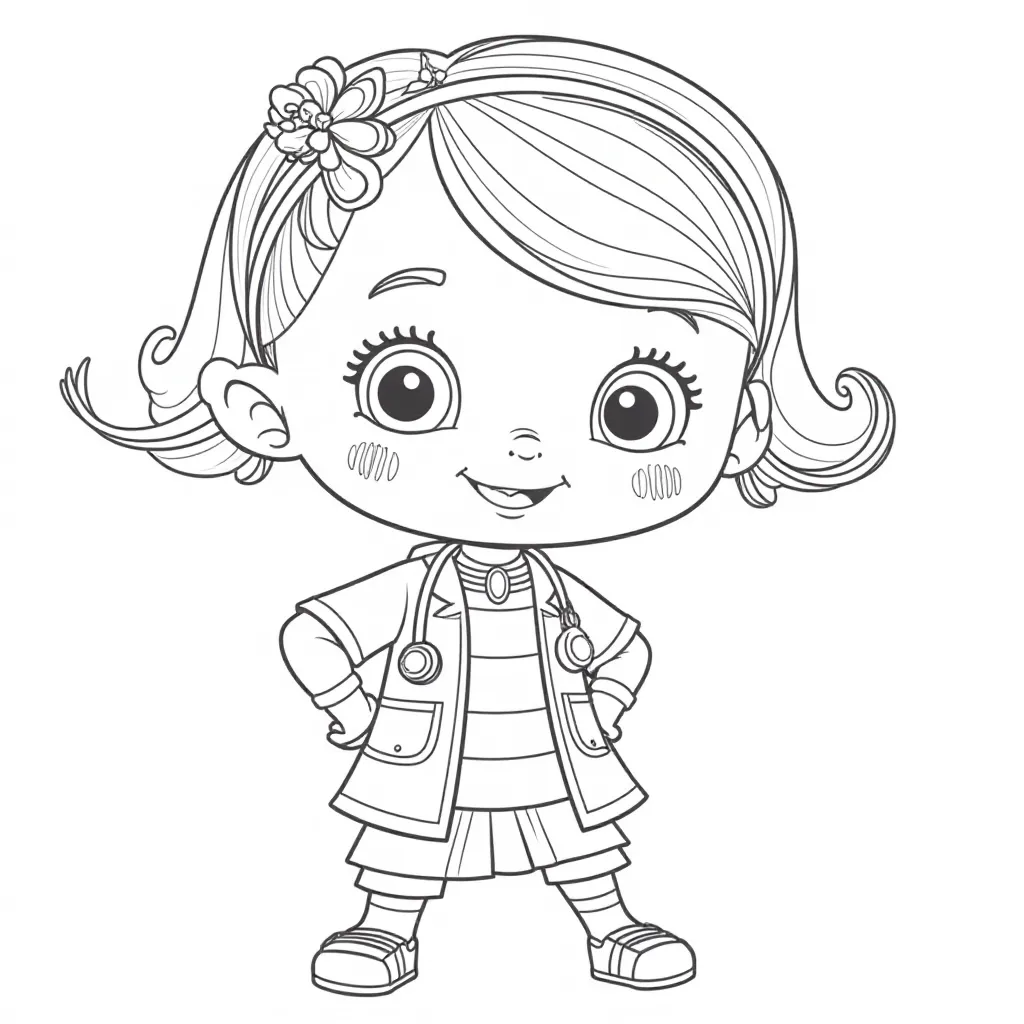 Doc McStuffins HD صفحات التلوين