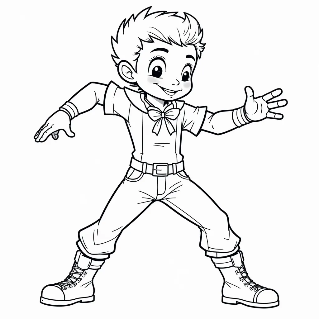 Justin Jefferson action pose  HD صفحات التلوين