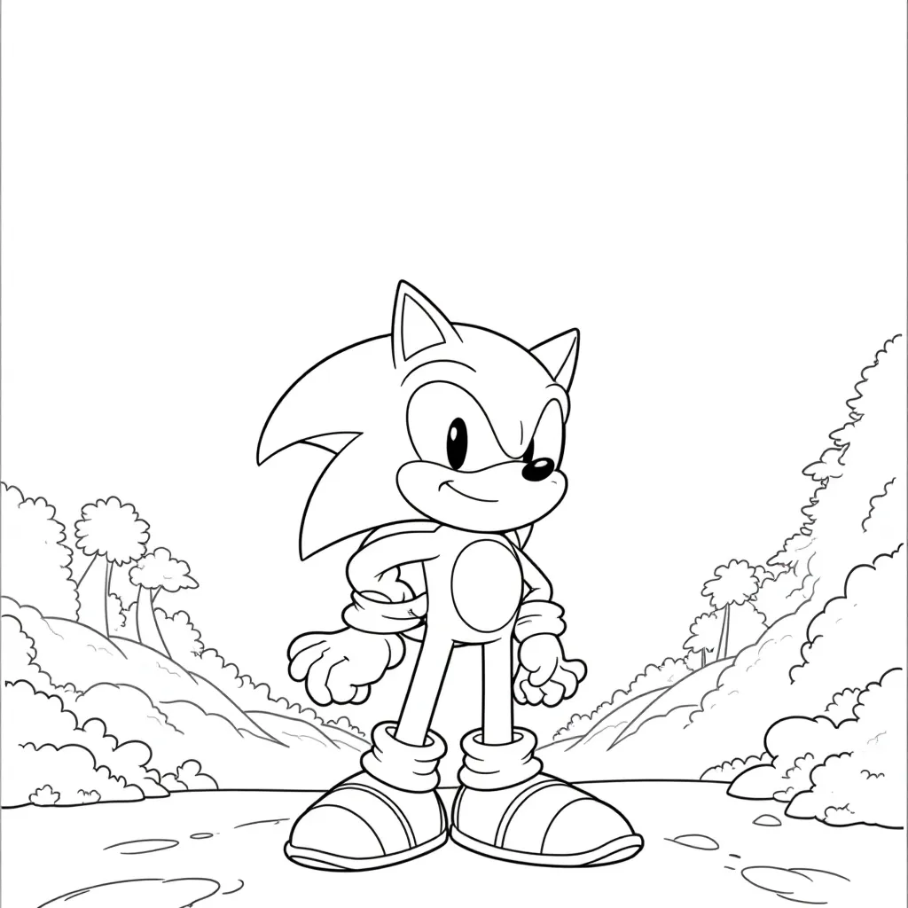 Dark Sonic Jumping HD صفحات التلوين