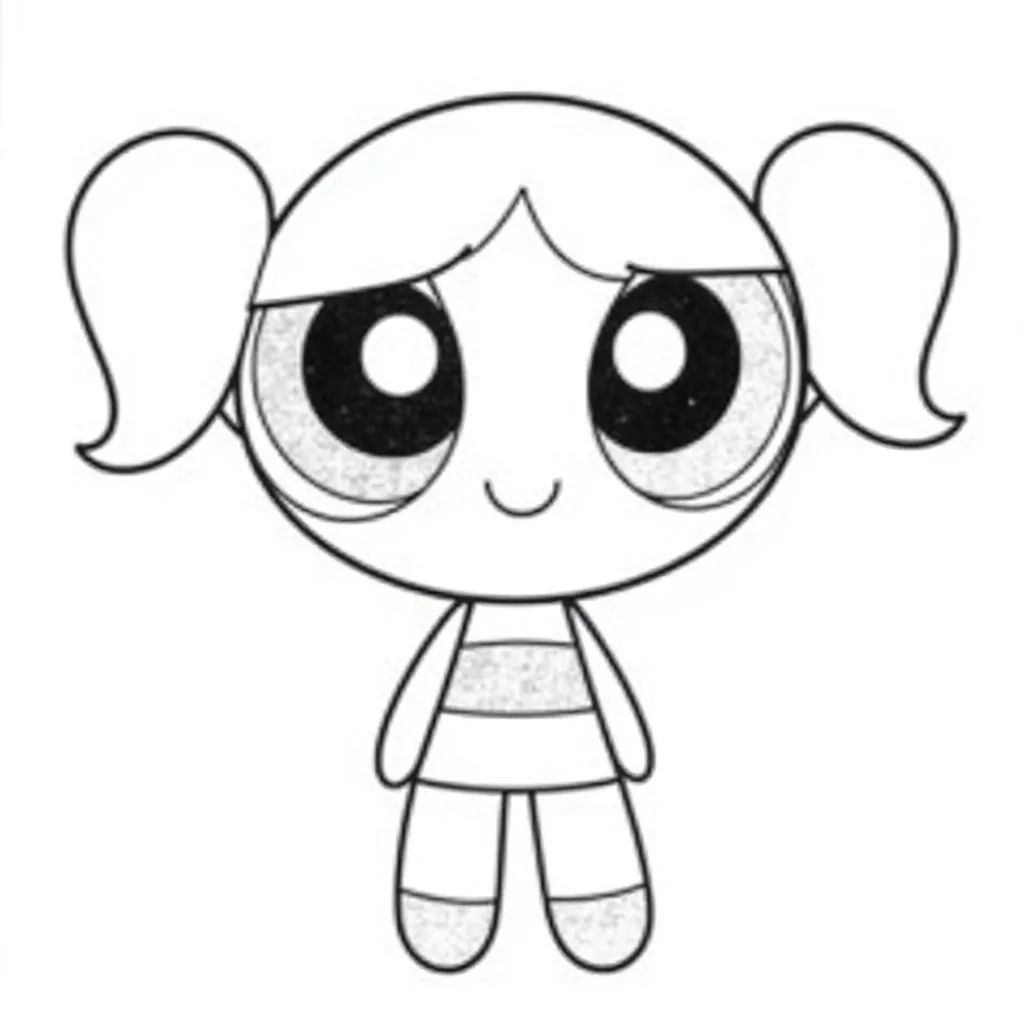 Blossom powerpuff صفحات التلوين