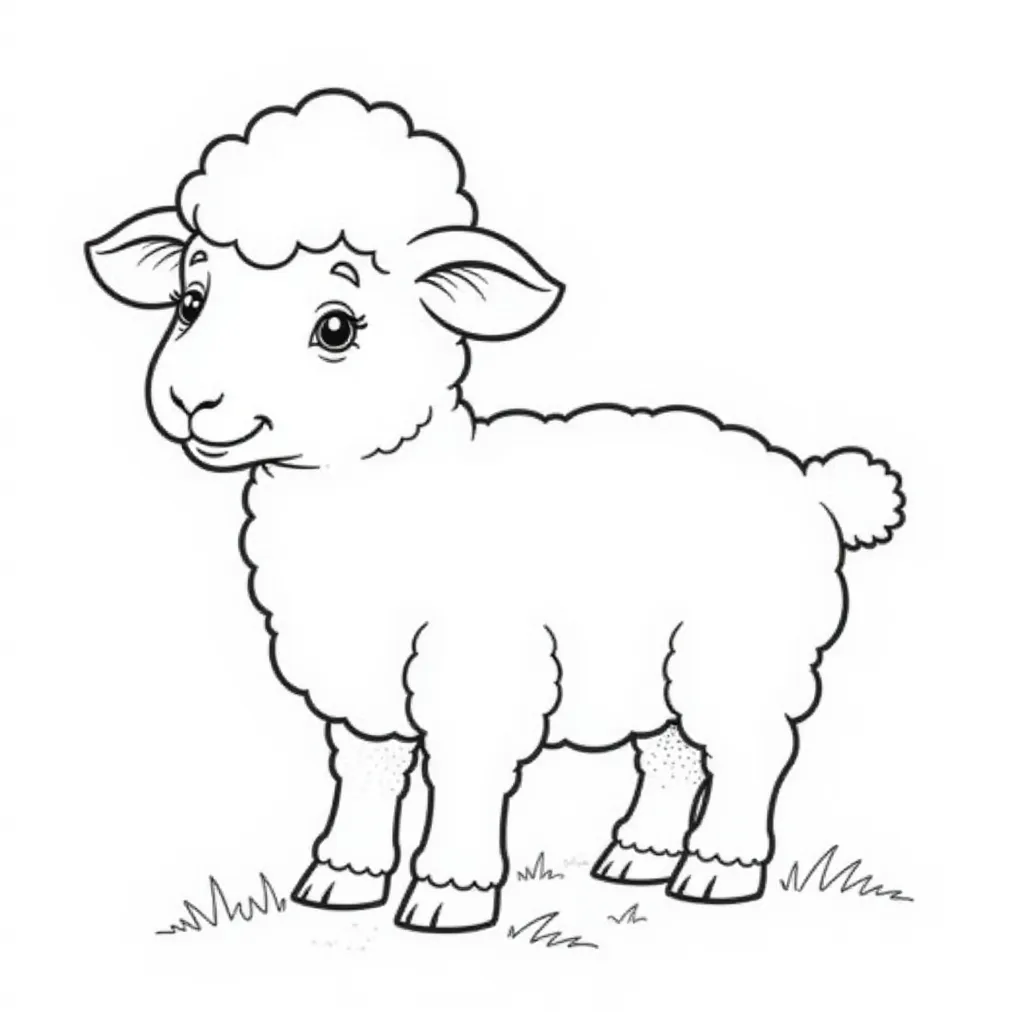 David tending sheep صفحات التلوين