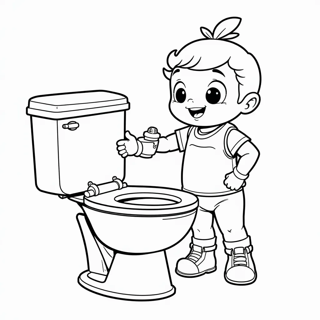 Skibidi Toilet with Titan TV Man صفحات التلوين