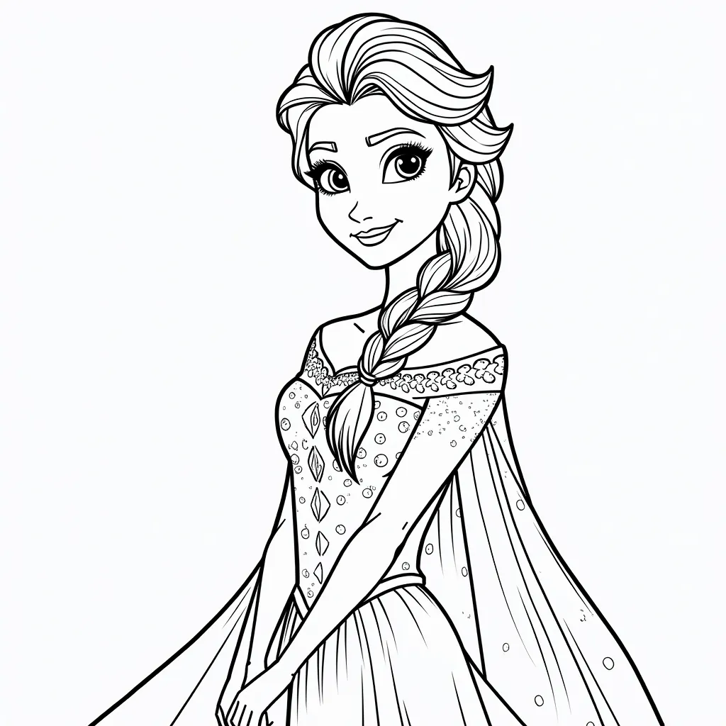 Elsa coloring pages