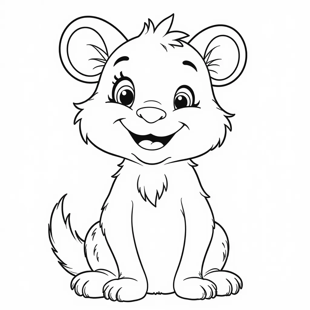 Huggy Wuggy Smiling Critter Version HD Páginas para Colorear