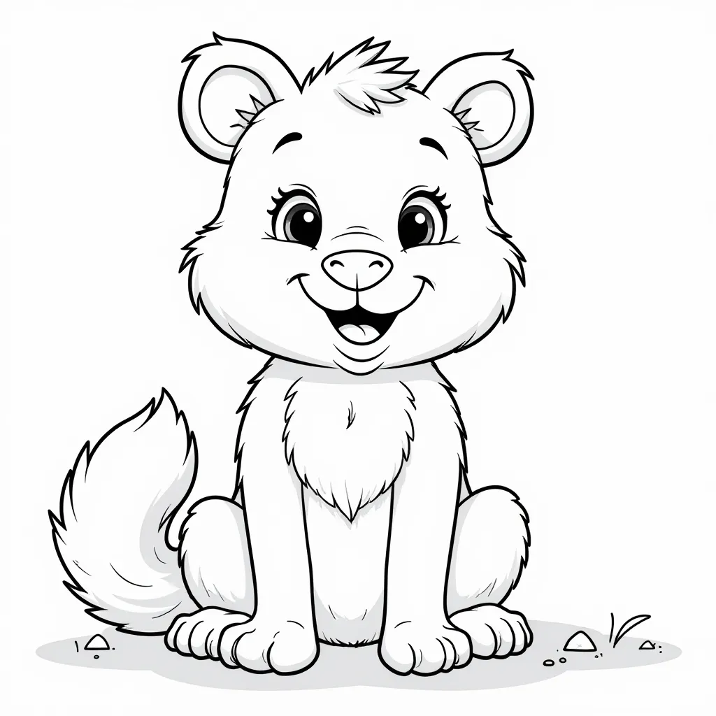 Smiling Critters Celebrating HD صفحات التلوين
