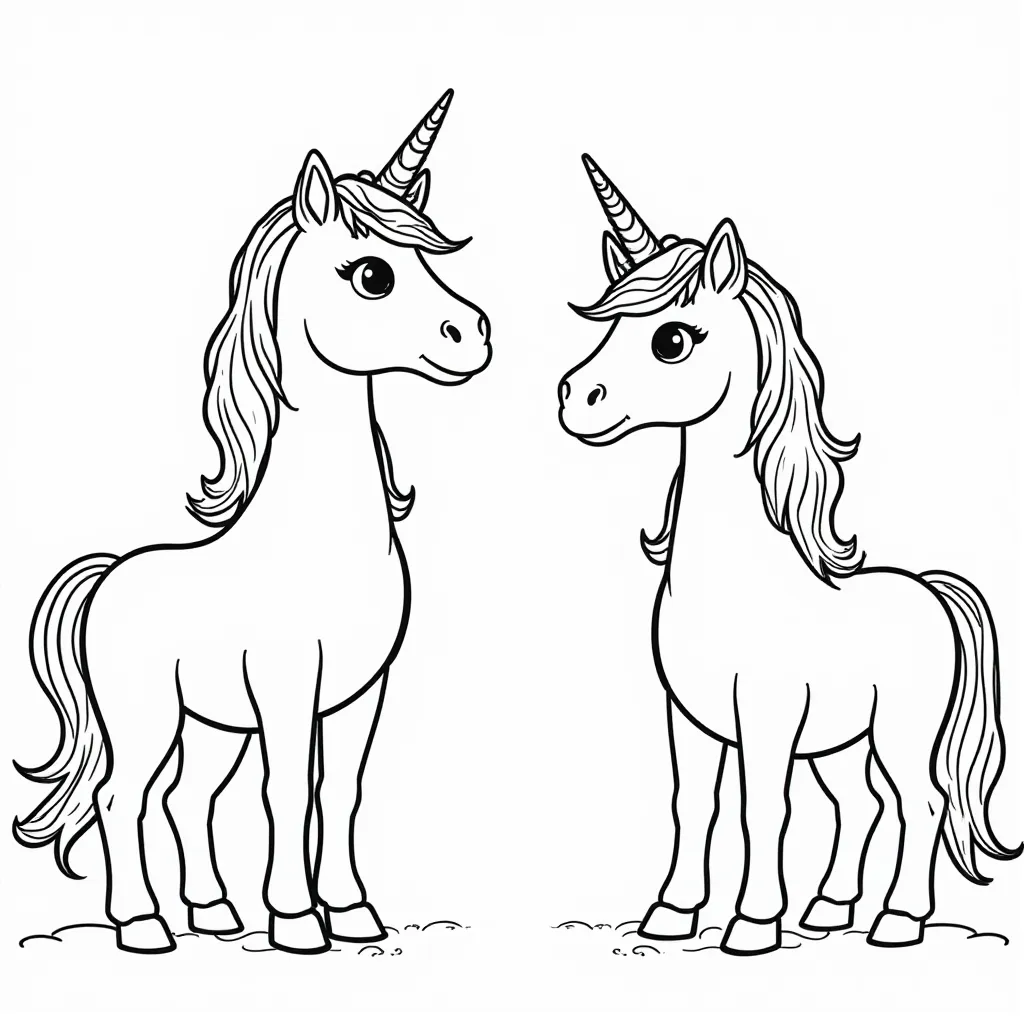 Unicorn Academy Students صفحات التلوين