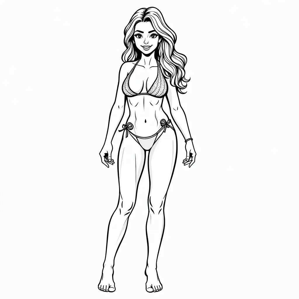 women scissoring bikini coloring pages