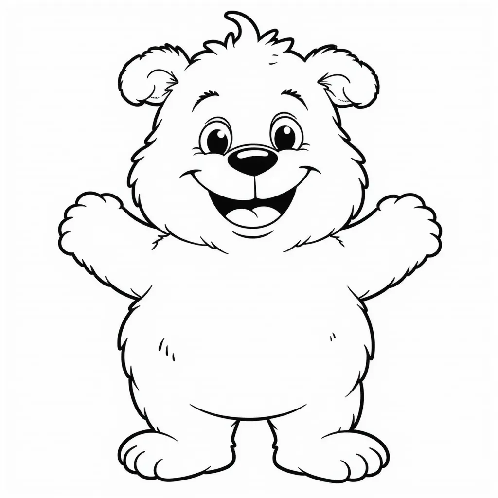 Huggy Wuggy Smiling Páginas para Colorear