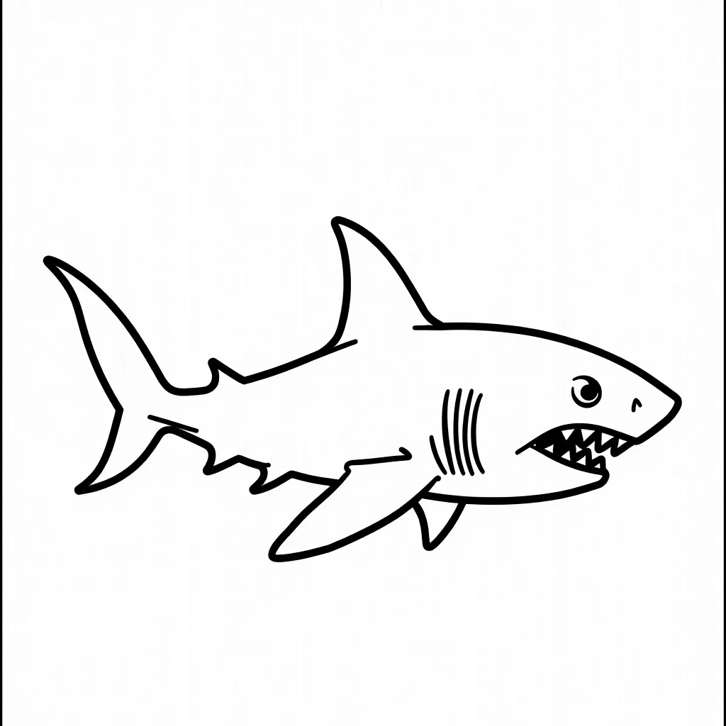 jaws boat bite coloring pages