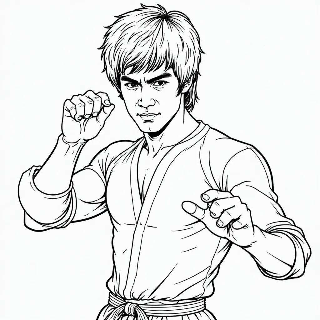 bloodline bruce lee صفحات التلوين