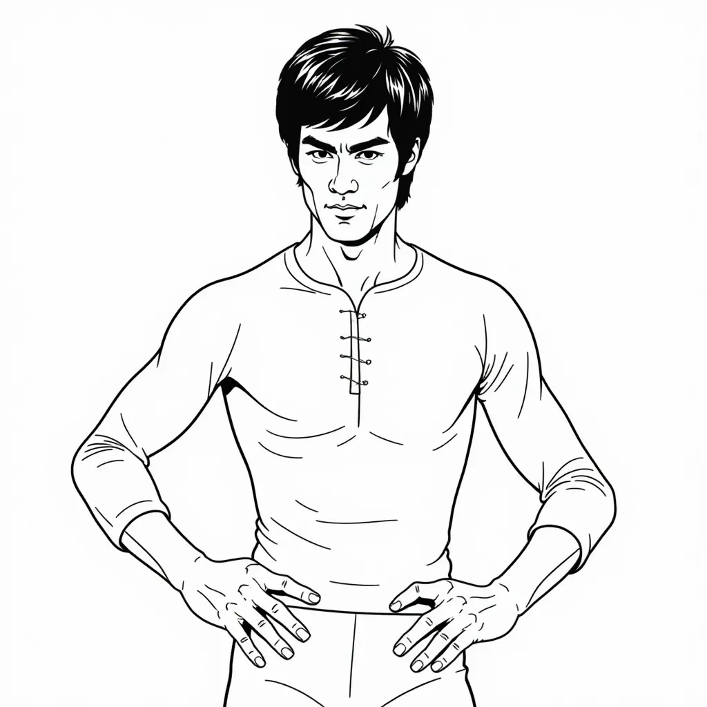 de que murio bruce lee صفحات التلوين