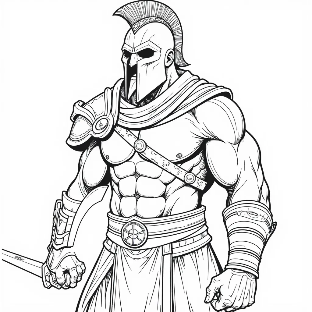 Kratos the Ghost Of Sparta صفحات التلوين