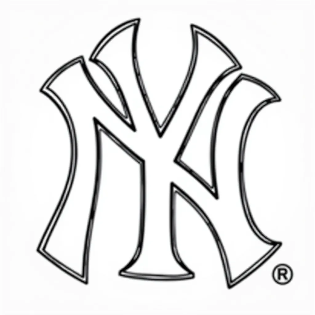 MBL New York Yankees HD صفحات التلوين