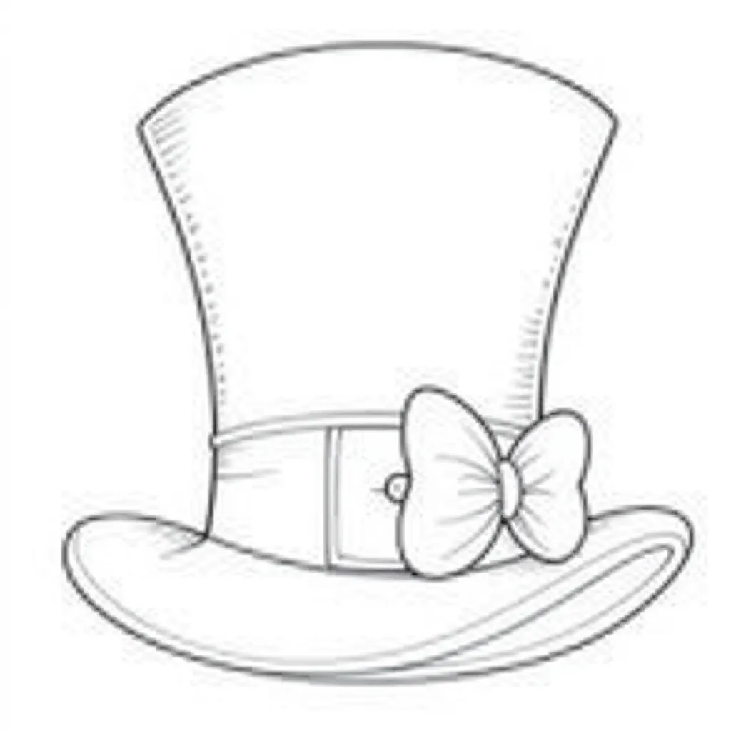 Leprechaun Hat with "Happy St Patrick's Day" صفحات التلوين