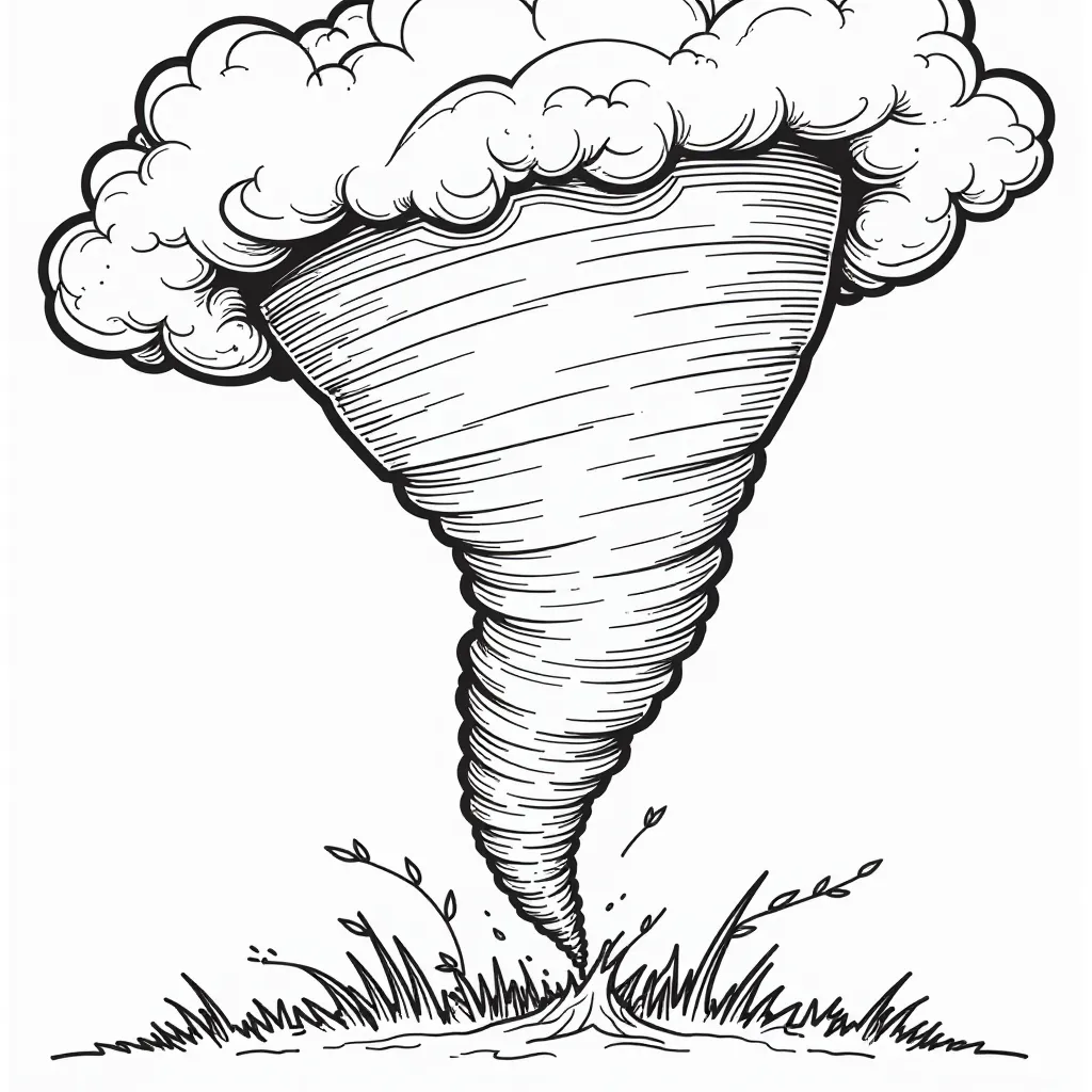 tornado صفحات التلوين
