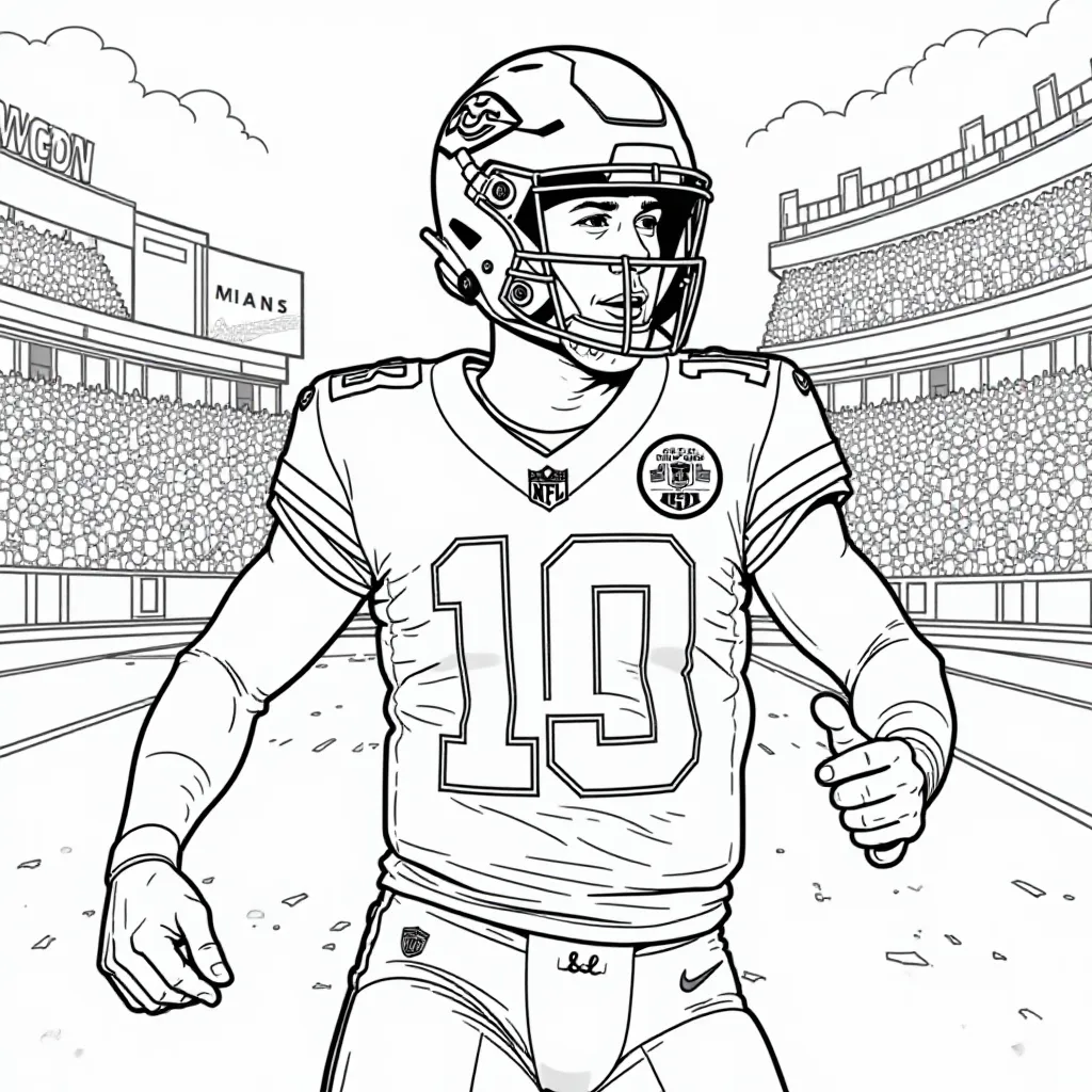 Patrick Mahomes Super Bowl Celebration صفحات التلوين