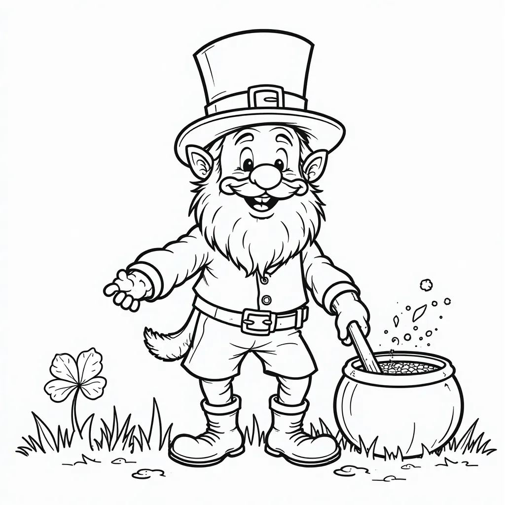 leprechaun trap صفحات التلوين