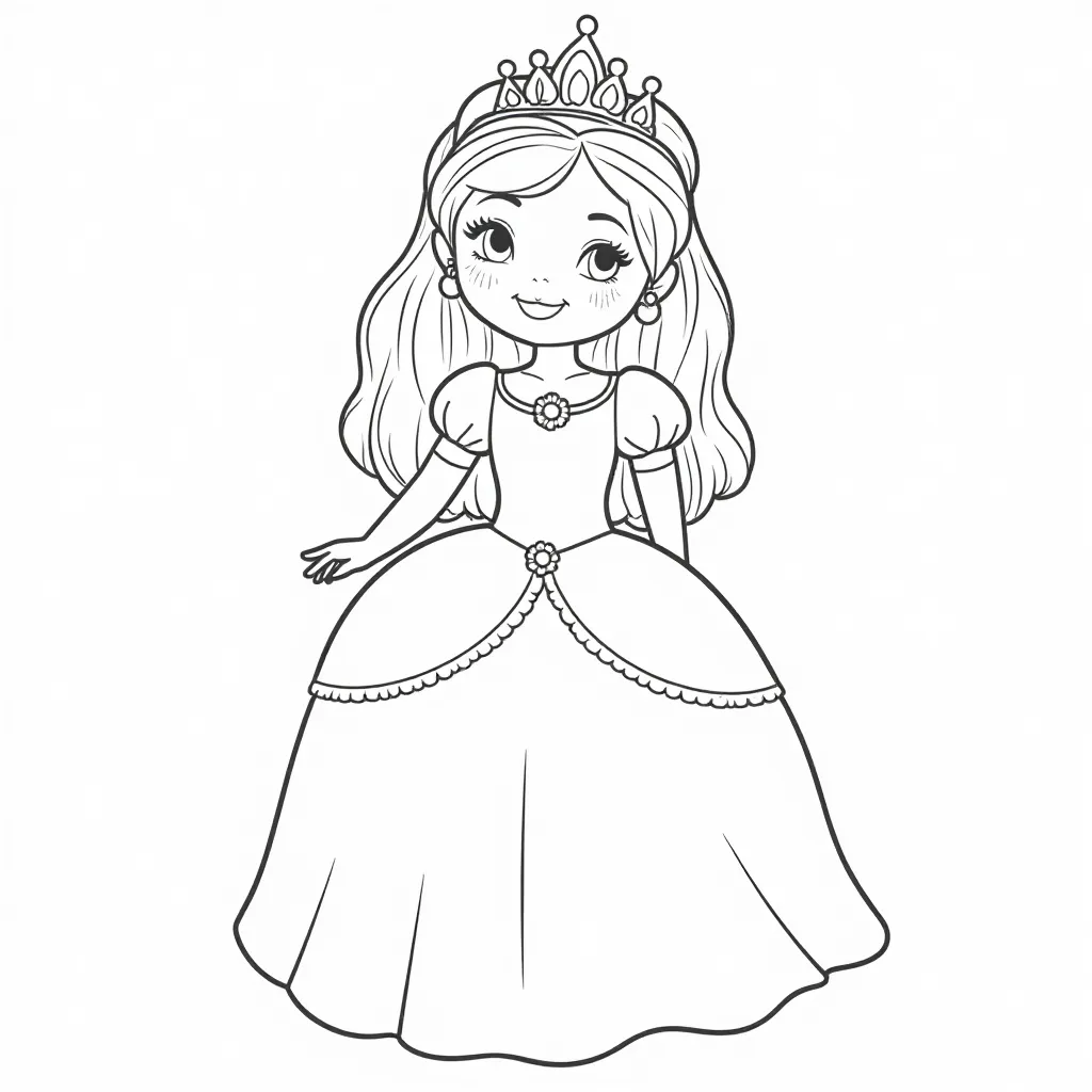 disney princess صفحات التلوين