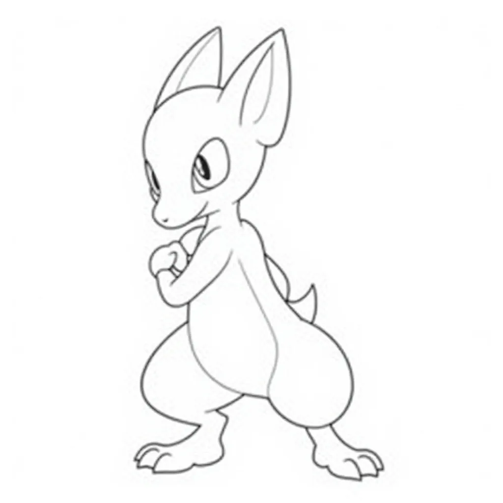 mewtwo  صفحات التلوين