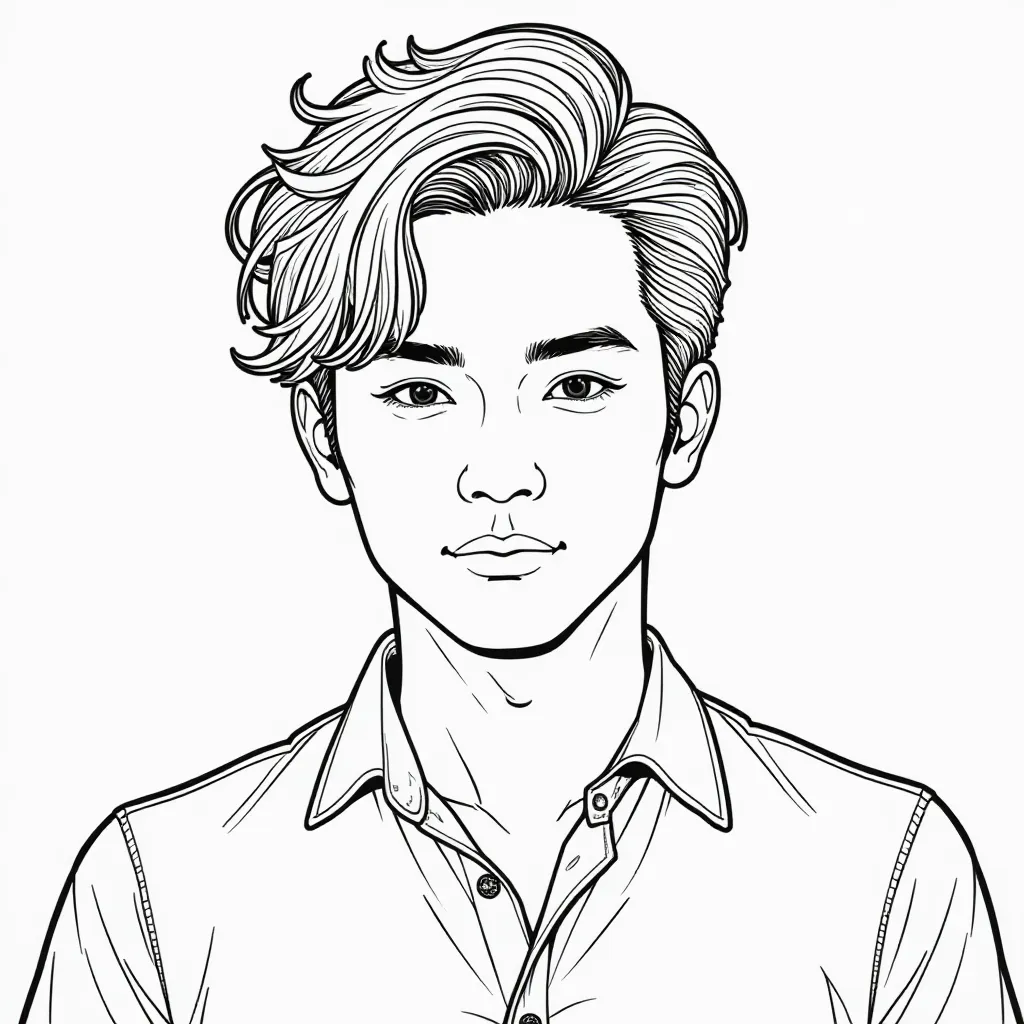 Jay Chou Páginas para Colorear