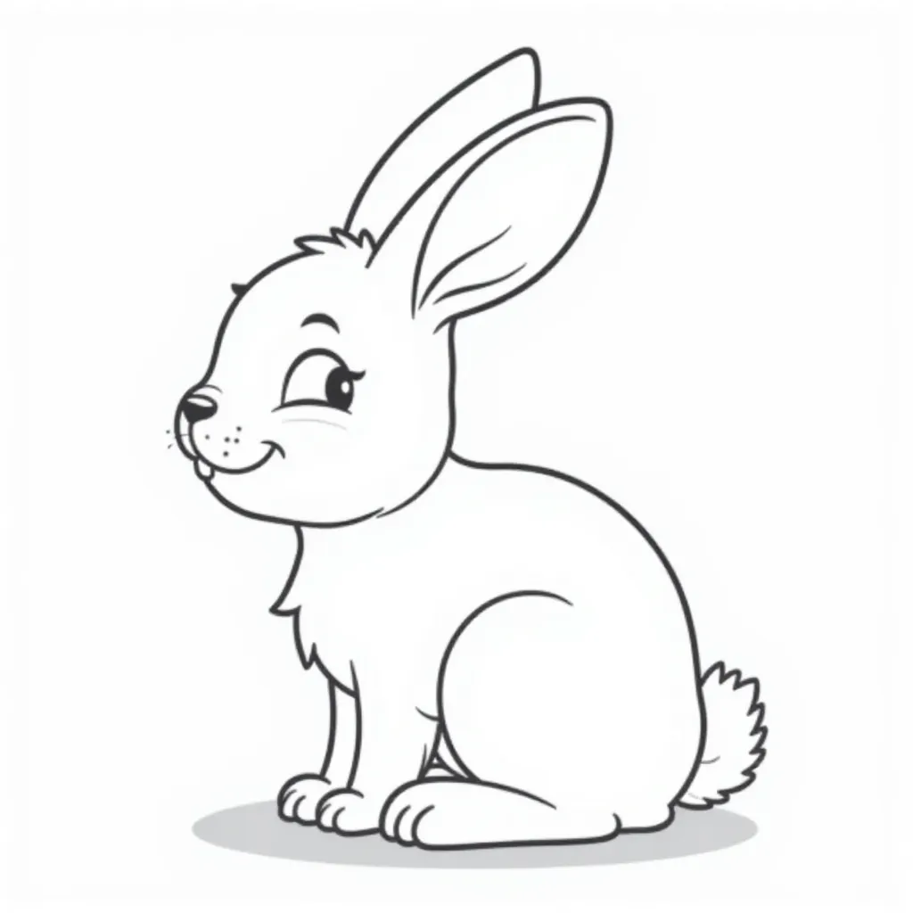 Peep Bunny صفحات التلوين