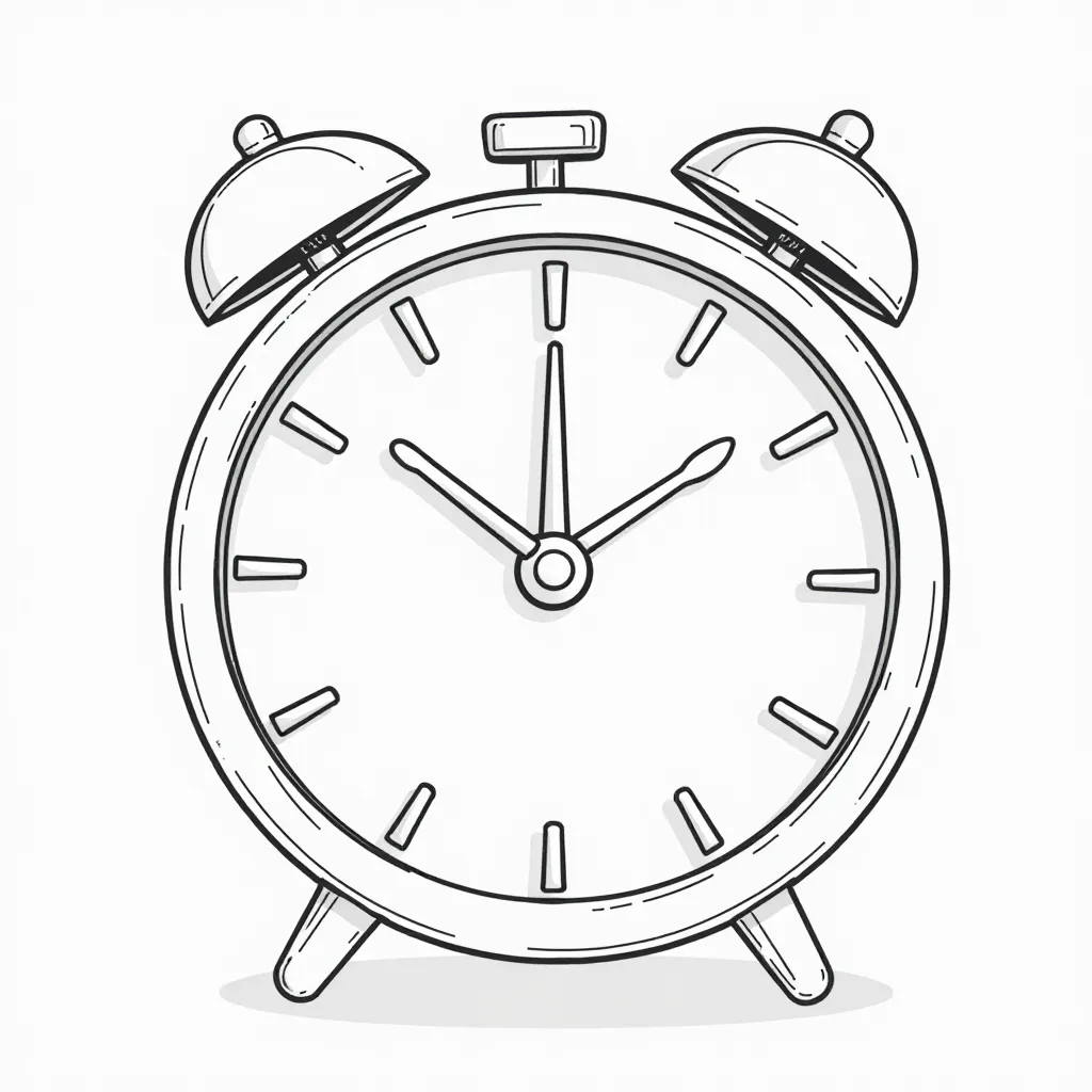 clock  HD صفحات التلوين