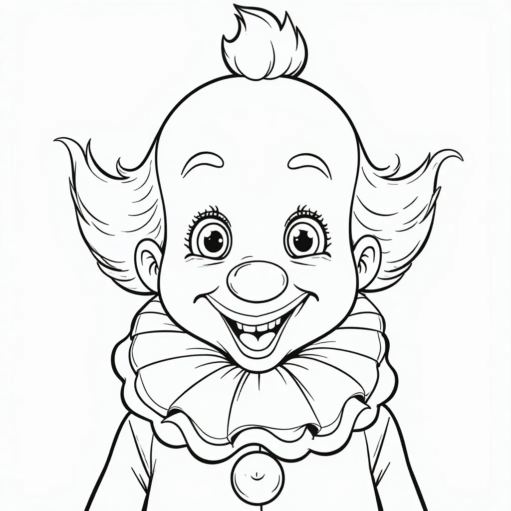 clown  صفحات التلوين
